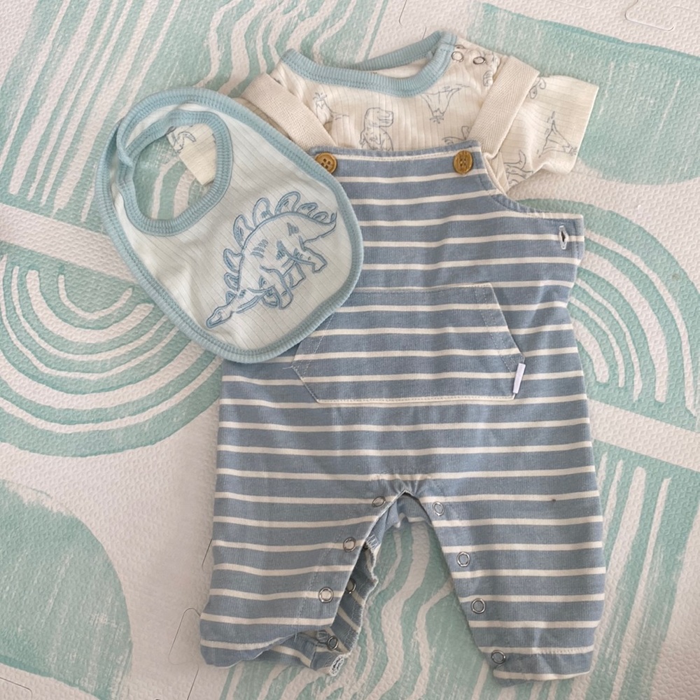 Tahari Baby 0-3 month dino outfit